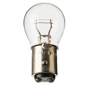 Bombilla de tipo pera con doble filamento de 12 V