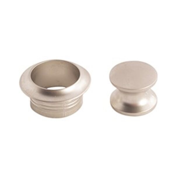 Pomo rosa niquelada mate GM