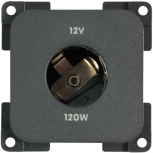 Enchufe mechero 12 V - Gris oscuro