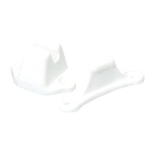 Tope para puerta giratorio de plastico blanco