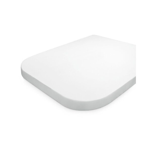 Sábana ajustable Walra Jersey (cama tamaño queen) blanca 130x185 - Imagen 2