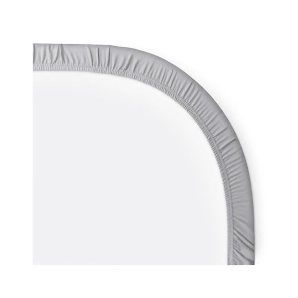 Sábana ajustable Walra Jersey (cama tamaño queen) gris 130x185 - Imagen 4