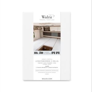 Sábana bajera ajustable Walra Jersey (3 piezas) blanca 2x70x90+30x120