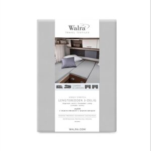 Sábana bajera ajustable Walra Jersey (3 piezas) gris 2 x 70 x 90 + 30 x 120
