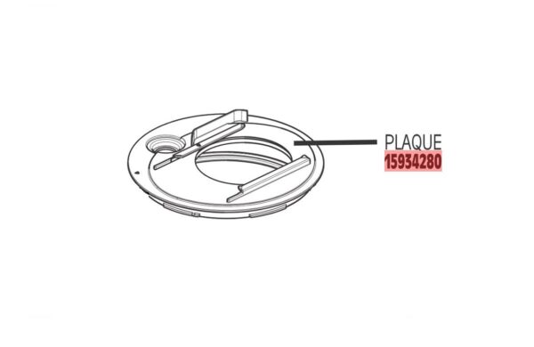 Tapa cassette WC Thetford C250/260 - Imagen 5