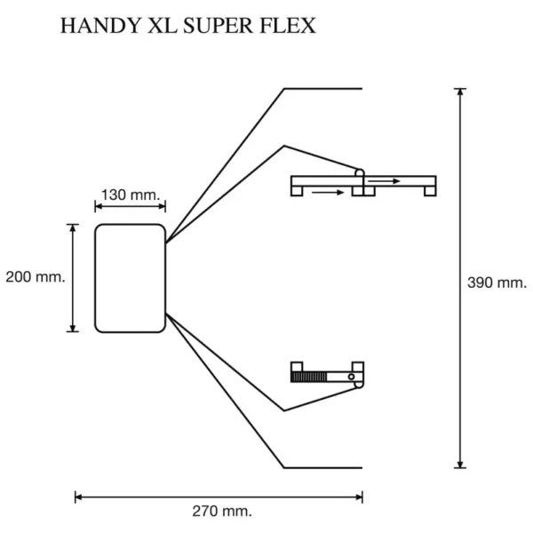 Retrovisor handy xl superflex - Imagen 3
